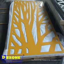 Hot sale Custom decorative laser cut aluminum panels /metal fences